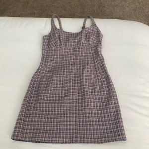 Urban outfitters pink and blue dress snatched